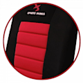 Miniatyrbild 4 av 5: Rootz Car Seat Cover Set - Framsätesskydd i polyester - Dragon Brodery - Enkel montering - 100 % polyesterskum - Universal passform - 3-8 mm skum - 30
