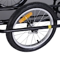 Miniatyrbillede 10 af 11: Rootz Cykeltrailer - Sort - Stål, Gummi - 61,02 cm x 28,15 cm x 30,31 cm