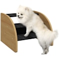 Miniatyrbillede 6 af 6: Rootz Pet Stairs - Hunde Trapper - 3 Trin - Lille Hund - Spånplade - Tæppestof - Eg + Sort - 38,5 cm x 38,5 cm x 30 cm