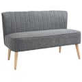 Miniatyrbillede 4 af 7: Rootz Sofa - Sofasæde - 2-personers Sofa - Lounge Sofa - Lysegrå - 117 x 56,5 x 77 cm