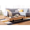Miniatyrbillede 4 af 7: Rootz Sofabord Træ - Stuebord - Sofaborde Brun - Metalstel - 130 x 25 x 59 cm