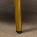 Miniatyrbillede 5 af 7: Rootz Sidebord - 2-i-1 Design - Industrielt Design - Serveringsbakke + Sidebord 1 Hylde - Stål - Guld + Sort - 43L x 45W x 61,5H cm