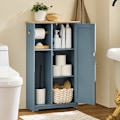 Miniatyrbillede 3 af 8: Rootz Moderne badeværelsesskab - toiletopbevaring - Kompakt arrangør - Vandtæt design - 50x86x21cm