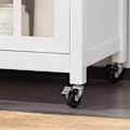 Miniatyrbillede 8 af 8: Rootz Køkkenvogn - Serveringsvogn - Sidevogn - Mobil opbevaringsenhed - Justerbar hylde - Håndklædestang - Nem mobilitet - 62 cm x 87,5 cm x 45,5 cm