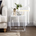 Miniatyrbillede 5 af 10: Rootz Side Table Set - Moderne hekkeborde - Rumbesparende sofaborde - Robust stålramme - 40 cm x 40 cm x 40 cm
