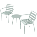 Miniatyrbild 4 av 6: Rootz Trädgårdsmöbler Set - Balkong Bistro Set - 2-delat - Fällbar - Modern Design - Soffbord - Stål - Grön - 51 x 58 x 78 cm