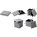 Miniatyrbild 8 av 8: Rootz Set med 4 matstolar - Moderna köksstolar - Snygga sittplatser - Slitstarkt konstläder - Ergonomisk komfort - Golvskydd - 46cm x 40,5cm x 85,5cm