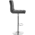 Pikkukuva 6 / 6: Rootz baarijakkara - Kääntötuoli - Säädettävä korkeus - Mukava pellavainen istuin - Kestävä ja ergonominen - Liukumaton pohja - 92-114cm x 44cm x 38cm
