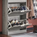 Miniatyrbillede 8 af 9: Rootz Moderne skoskab - Skovipper - Skokommode - Pladsbesparende design - Sikker vippelås til væg - Ideel til indgangspartier - 60 cm x 115 cm x 23 cm