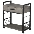 Miniatyrbillede 1 af 7: Rootz Sidebord - Sidevognsbord - Serveringsvogn - Køkkenvogn - Køkkenvognsbord - Sofabord - 60 x 30 x 65 cm