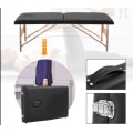 Miniatyrbild 7 av 7: Rootz massagebord - Mobilt massagebord - Höjdjusterbar kosmetisk bänk - Bärbart spabord - Professionellt massagebord - Mjukt och bekvämt - poppelträ -