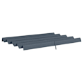 Miniatyrbillede 1 af 8: Rootz erstatningstag - Pergola tag - Solskærmsdæksel - Udtrækbart - Havepavillon - Nem montering - Polyester - Grå - 286cm x 245cm x 16cm