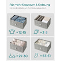 Miniatyrbillede 4 af 7: Rootz Opbevaringsskab - Organizer - Spånpladestål - Ikke-vævet stof - Letvægts - Rummelig - Robust - 30 cm x 45 cm x 91,7 cm