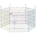 Pikkukuva 10 / 10: Rootz Outdoor Run Puppy Playpen - Monipuolinen lemmikkipentu - Pentujen leikkipiha - Kestävää metallia - Helppo asennus - Värikäs - Ø120 x 60H cm