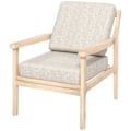 Miniatyrbillede 1 af 11: Rootz polstret lænestol - læsestol - makeupstol - komfort og stabilitet - 62W x 82d x 82H cm