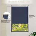 Pikkukuva 8 / 9: Rootz pimennysverho - Ikkunan lämpöverho - Aurinkosuojaverho - Klemmfix Design - Lämmöneristys - 40-120cm x 160/210cm