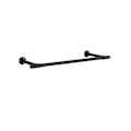 Miniatyrbillede 1 af 8: Rootz Black Steel Garderobestang - Tøjbøjle - Tøjstativ - Letvægts - Nem montering - 30 cm x 84 cm x 7 cm