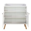 Miniatyrbild 2 av 11: Rootz Changing Table - Dresser - Nursery Station - Baby Furniture - Diaper Station - Storage Unit - White - 96 x 105 x 78 cm