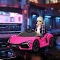 Pikkukuva 2 / 5: Rootz lasten sähköauto - Leluajoneuvo - Ajo-auto - Smooth Drive - 105L x 60W x 40K cm - Pinkki