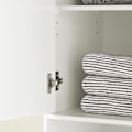Miniatyrbillede 7 af 9: Rootz Højt badeværelsesskab - Opbevaringsorganisator - Badeværelseshylde - Justerbare hylder - Anti-tip design - MDF og gummitræ - 35 cm x 170 cm x 33