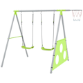 Miniatyrbild 1 av 11: Rootz Children's Swing Set - Rockstolar - Lekplatsutrustning - väderbeständig - 238 cm x 180 cm x 182 cm