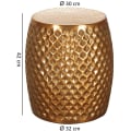 Miniatyrbillede 4 af 5: Rootz gyldne sidebord - Stuebord - Sidebord
