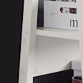 Miniatyrbillede 8 af 8: Rootz White Modern Tøjstativstativ med to opbevaringshylder - Træktøjstativ hængestang - B66 x D39 x H180cm