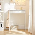Pikkukuva 5 / 7: Rootz Modern Desk - Tietokonepöytä - Pesupöytä - Kompakti muotoilu - Säilytyslaatikko - Sivukoukut - MDF-rakenne - 60cm x 76cm x 40cm