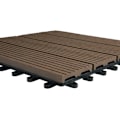 Miniatyrbillede 7 af 8: Rootz WPC klikfliser - Sammenlåsende fliser - terrassefliser - Holdbar, nem installation, lav vedligeholdelse - 30 cm x 30 cm x 2 cm
