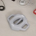 Miniatyrbild 2 av 6: Rootz 3-i-1 multifunktionell hantel - 10 Kg - Halkfri - Låg lukt - Plastbeläggning - Järnkärna - Grå - 29L x 22W x 6H cm