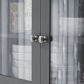 Miniatyrbillede 5 af 6: Rootz Kitchen Cabinet Buffet - Spisestue Showcase - Gray Storage Unit - Ample Storage - 100 cm x 40 cm x 180 cm