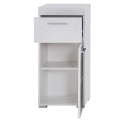 Miniatyrbillede 2 af 11: Rootz Badeværelsesskab - Højglans - 37 x 79 x 31cm White High gloss