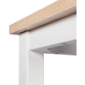 Miniatyrbillede 7 af 8: Rootz Modern Barbord og Taburet Sæt - Pub Bord Sæt - Bord i bordhøjde - Holdbart, Ridsefast, Nem Vedligeholdelse - Stålstel, MDF bord - 120 cm x 40 cm