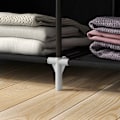 Miniatyrbillede 4 af 6: Rootz Stofskab - Stofskab - Stofskab - Opbevaringsløsning - 6 hylder - 1 Tøjstang - Ikke-vævet stof - Sort - 103L x 43W x 162,5H cm