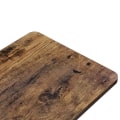Miniatyrbillede 5 af 7: Rootz Serveringsbord - Industrielt design Serveringsbord på hjul - Træserveringsbord - Sammenklappeligt serveringsbord - Stilfuld serveringskonsol - M