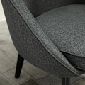Miniatyrbillede 5 af 6: Rootz Lounge Chair - Cocktailstol - Stuestol - Kontorstol - Polstret stol til stuen - Soveværelse - Børneværelse - Spisestue - Moderne Med Linnedlook