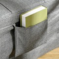 Miniatyrbillede 5 af 5: Rootz Folding Bed - 4-i-1 lænestol - Ottoman liggestol - Grå - 188 x 75 x 38 cm
