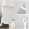 Miniatyrbillede 6 af 8: Rootz Under-Sink Cabinet - Badeværelsesopbevaring - Vaskeskab - MDF - Chrome Håndtag - 90cm x 30cm x 60cm