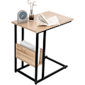 Miniatyrbillede 7 af 9: Rootz sofabord - sidebord - lys eg - robust konstruktion - let at samle - alsidigt - kompakt design - 55 cm x 36 cm x 59,5 cm