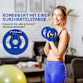 Miniatyrbillede 5 af 11: Rootz 2 x 5 kg Vægtplader - Vægtsæt - Home Gymplader - Holdbar plast - Ø20CM X 4CM - Ideel til styrketræning
