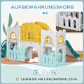 Miniatyrbillede 7 af 10: Rootz Toddler Rutsjebane - Indendørs Rutsjebane - 7-i-1 legesæt - Accelerationszone - Brogang - Opbevaringskurve - 178L x 177W x 99H cm