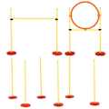Miniatyrbillede 1 af 8: Rootz Dog Agility Set - 3-in-1 Pet Training Set - High Jump - Round Rods - Easy To Carry - Yellow