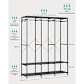 Miniatyrbillede 6 af 7: Rootz Tøjstativ - Organizer - Garderobestativ - Stålspånplade - Heavy Duty - 40 cm x 141 cm x 180 cm