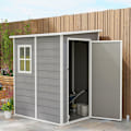 Miniatyrbillede 2 af 11: Rootz Tool Shed - Garden Shed - Storage Shed - Secure Lock - 122 x 149 x 192/177 cm