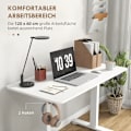 Miniatyrbild 7 av 10: Rootz elektriskt justerbart stående skrivbord - Höjdjusterbart skrivbord - Sit Stand-skrivbord - Minnesfunktion - 120cm x 60cm x 72-116cm