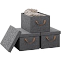 Miniatyrbild 1 av 9: Rootz 3-delad förvaringslåda med lock - Organiseringsfack i tyg - Hopfällbar design - Material som andas - 20L/27L/36L/51L - Multifunktionell - 1x 20L