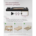 Miniatyrbillede 5 af 9: Rootz Bamboo Sengebakke - Skovbord - Morgenmad i Sengebakke - Naturligt træ - Letvægts - Bærbar - 27 cm x 37,8 cm x 7,9 cm