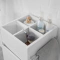 Miniatyrbillede 6 af 8: Rootz Hvid Badeværelse - Skab Badeværelse - Opbevaringsskabsenhed med 3 skuffer