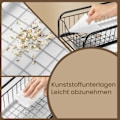 Miniatyrbild 5 av 5: Rootz Kitchen Organizer Shelf - Order System - Space Saver - Max 10 kg Load - 21cm x 36,5 cm x 33,7 cm