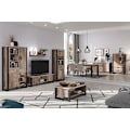 Pikkukuva 4 / 7: Rootz Wooden Display - Furniture - Furnishing - Showcase - Item Piece - Creation - Article - Brown & Black - 70 x 195 x 45 cm